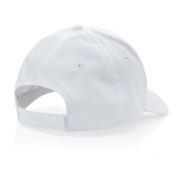Impact 5 Panel Kappe aus 190gr rCotton mit AWARE™ Tracer, weiß