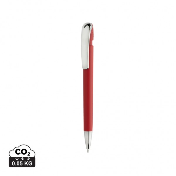 Glide GRS-zertifizierter rABS Stift mit Metallclip, rot