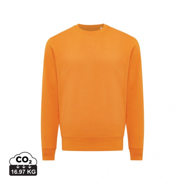 IQONIQ Etosha Lightweight Sweater aus recycelter Baumwolle, orange XXXL