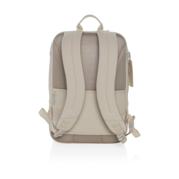 Armond AWARE™ RPET 15.6` Deluxe Laptop-Rucksack, beige
