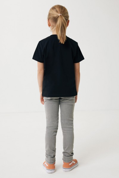 IQONIQ Koli Kids T-Shirt aus recycelter Baumwolle, schwarz 1314