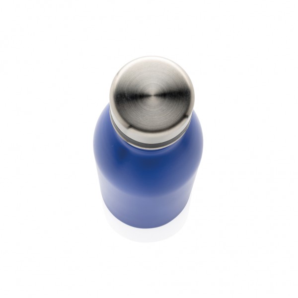 Deluxe Wasserflasche aus RCS recyceltem Stainless-Steel, blau