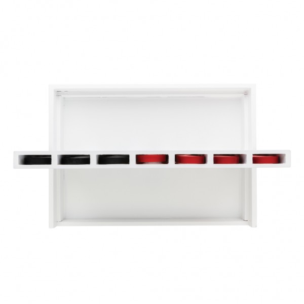 Connect Four Holzspiel, weiß