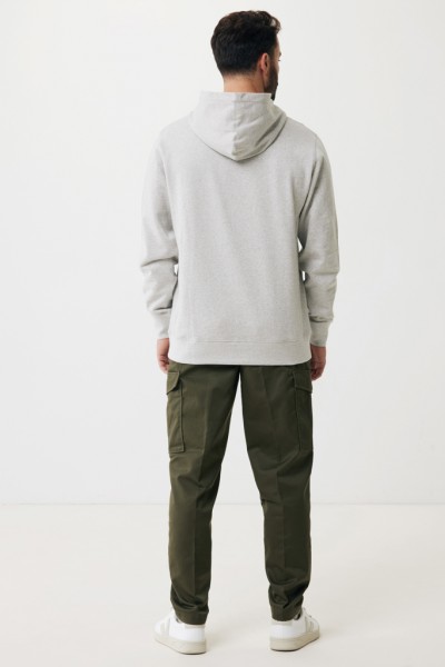 IQONIQ Yengo Hoodie mit Seitentaschen aus rec. Baumwolle, light heather grey XS
