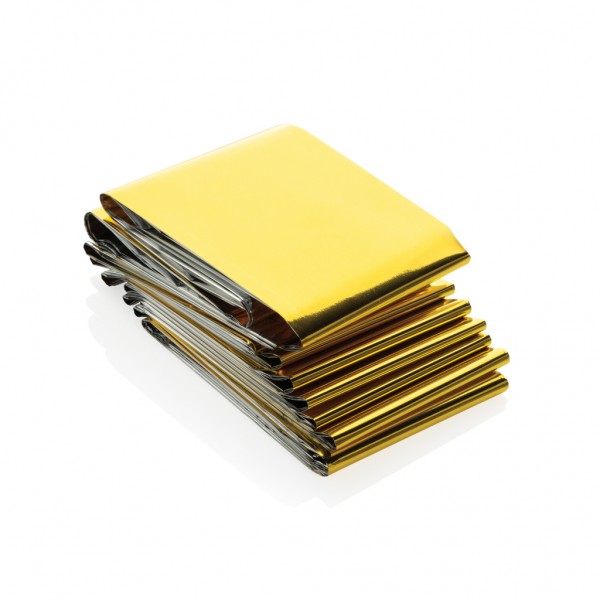 Solra-Rettungsdecke in RCS-Tasche aus recyceltem RPET, schwarz