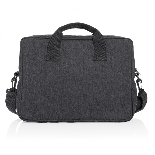 Laluka AWARE™ 15.4` Laptop-Tasche aus recycelter Baumwolle, anthrazit