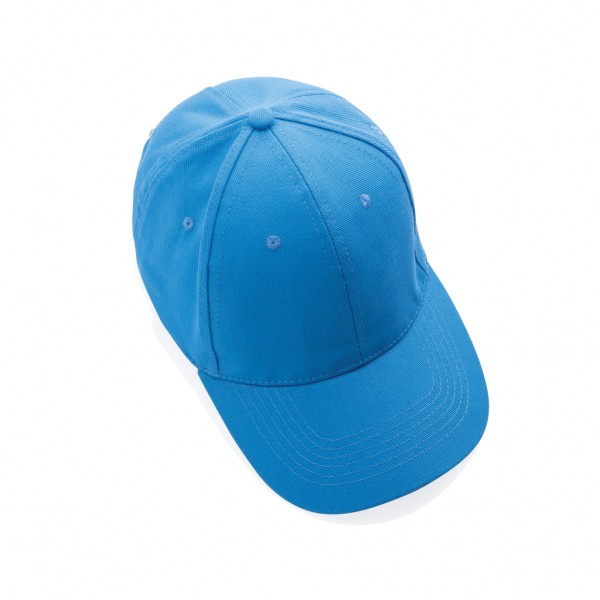 Impact 6 Panel Kappe aus 280gr rCotton mit AWARE™ Tracer, tranquil blue