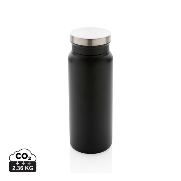 RCS recycelte Stainless Steel Vakuumflasche 600ml, schwarz
