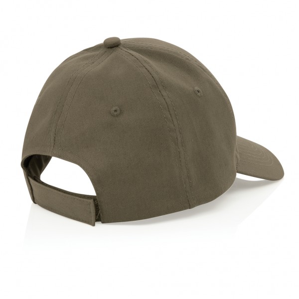 Impact 6 Panel Kappe aus 190gr rCotton mit AWARE™ Tracer, grün