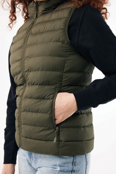 IQONIQ Meru Damen Bodywarmer aus recyceltem Polyester, khaki M