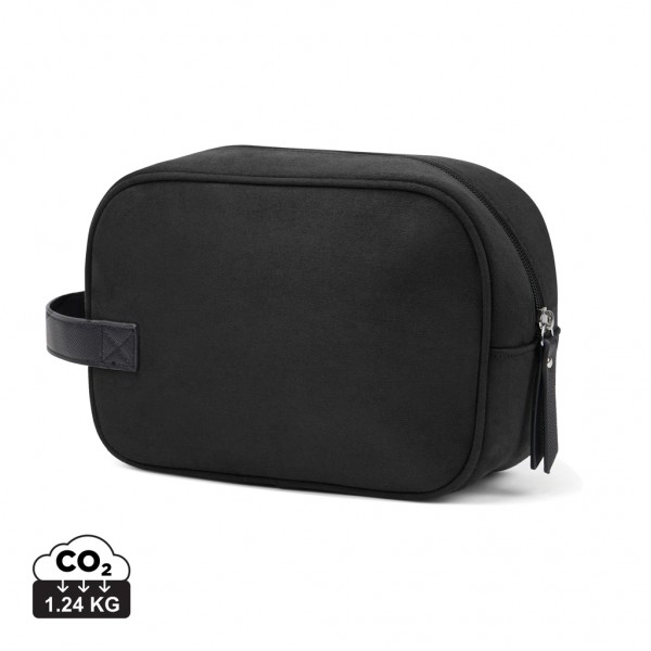 VINGA Marlow Kosmetiktasche aus RCS recyceltem Polyester, schwarz