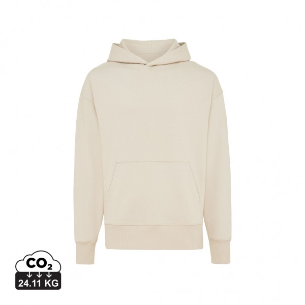 IQONIQ Yoho Relax-Hoodie aus recycelter Baumwolle, natural raw S