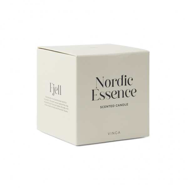 Nordic Essence Duftkerze groß, off white