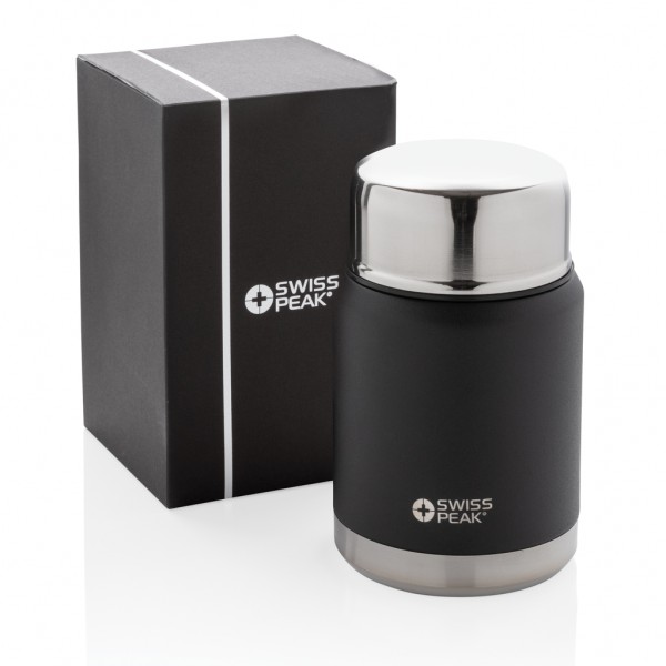 Swiss Peak Elite Kupfer Vakuum Food-Container, schwarz
