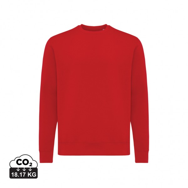 IQONIQ Etosha Lightweight Sweater aus recycelter Baumwolle, rot XXL