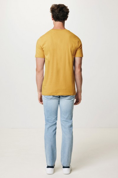 IQONIQ Brett T-Shirt aus recycelter Baumwolle, ochre yellow S