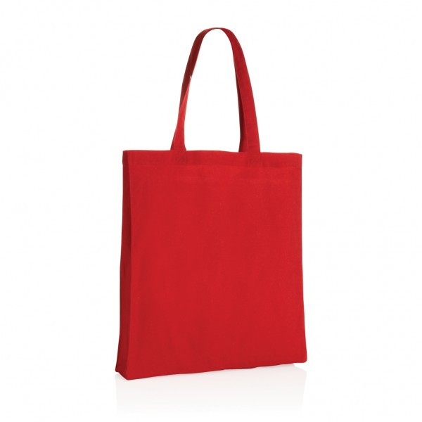 Impact AWARE™ recycelte Baumwolltasche 145gr mit Boden, rot