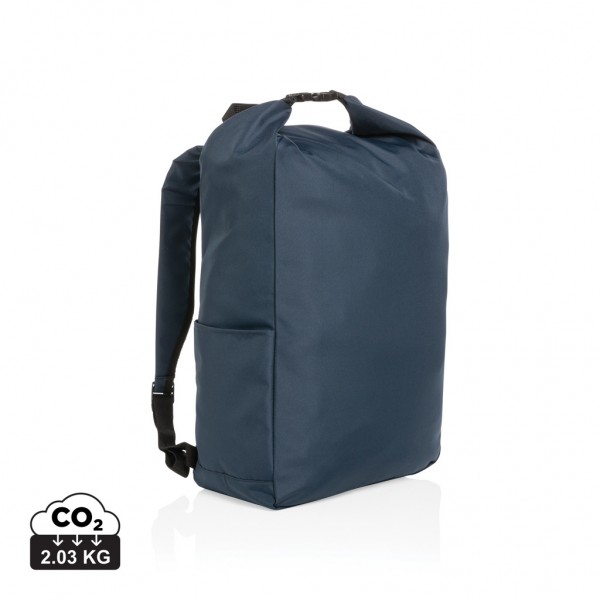 Impact AWARE™ RPET Basic Rolltop-Rucksack, navy blau