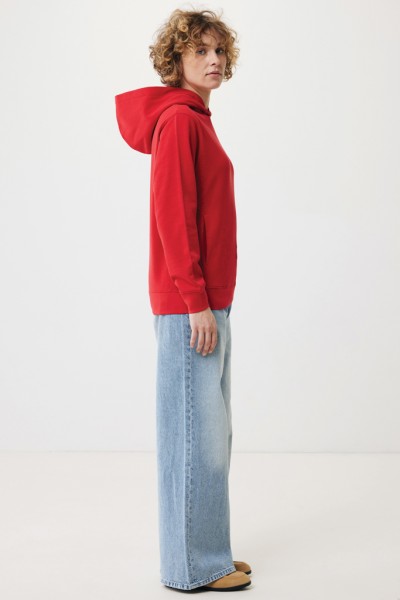 IQONIQ Yengo Hoodie mit Seitentaschen aus rec. Baumwolle, rot XS