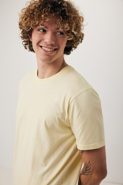 IQONIQ Brett T-Shirt aus recycelter Baumwolle, cream yellow XL