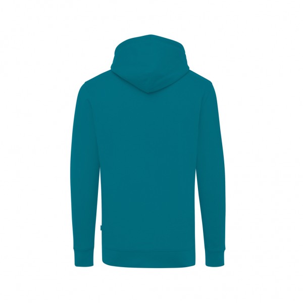 IQONIQ Jasper Hoodie aus recycelter Baumwolle, verdigris M