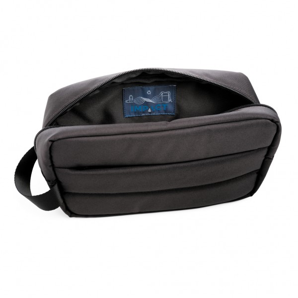 Impact AWARE™ RPET Kulturtasche, schwarz