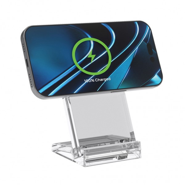 Magcharge 15W magnetischer Wireless-Charging-Stand, transparent