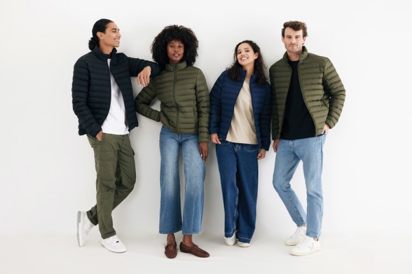 IQONIQ Maiko Herren Steppjacke aus recyceltem Polyester, schwarz XXL