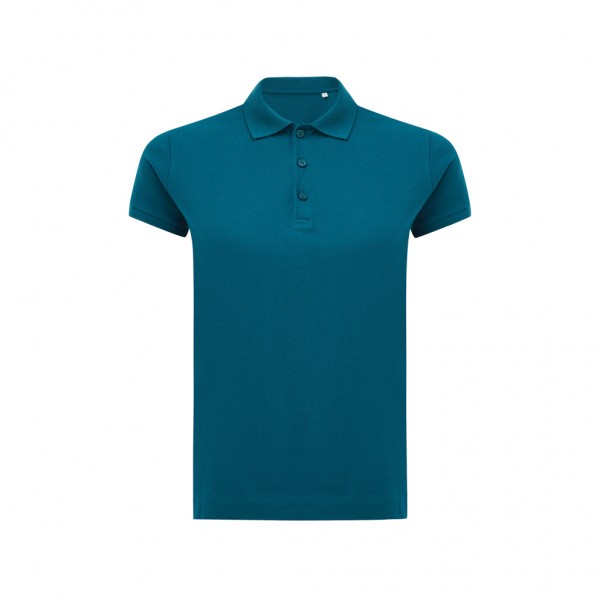 IQONIQ Yosemite Damen Piqué-Poloshirt aus rec. Baumwolle, dark teal XL