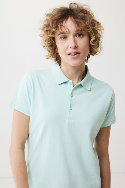 IQONIQ Yosemite Damen Piqué-Poloshirt aus rec. Baumwolle, crushed mint XL