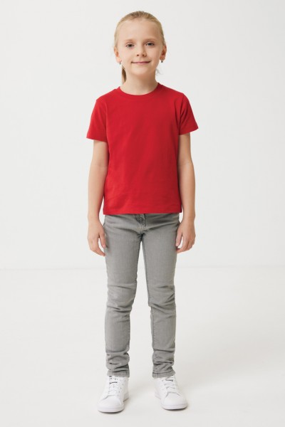 IQONIQ Koli Kids T-Shirt aus recycelter Baumwolle, rot 56