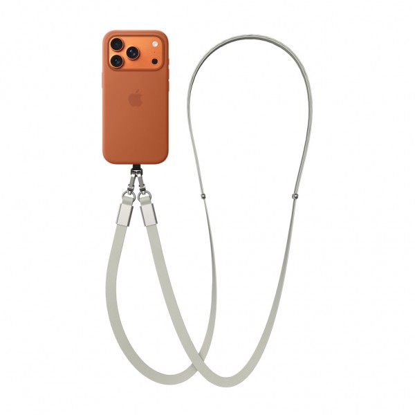 Nivo Crossbody-Handyband aus RCS recyceltem PET, grau