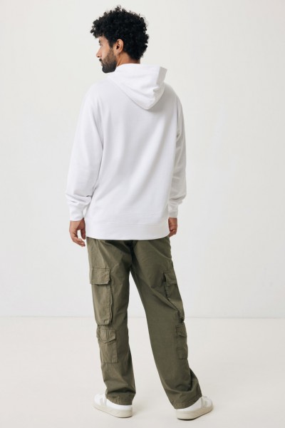 IQONIQ Yengo Hoodie mit Seitentaschen aus rec. Baumwolle, recycled white M