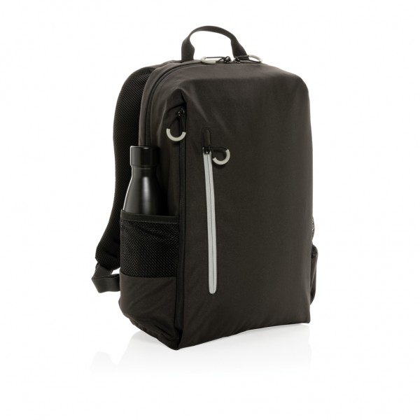 Impact AWARE™ Lima 15.6` RFID Laptop-Rucksack, schwarz