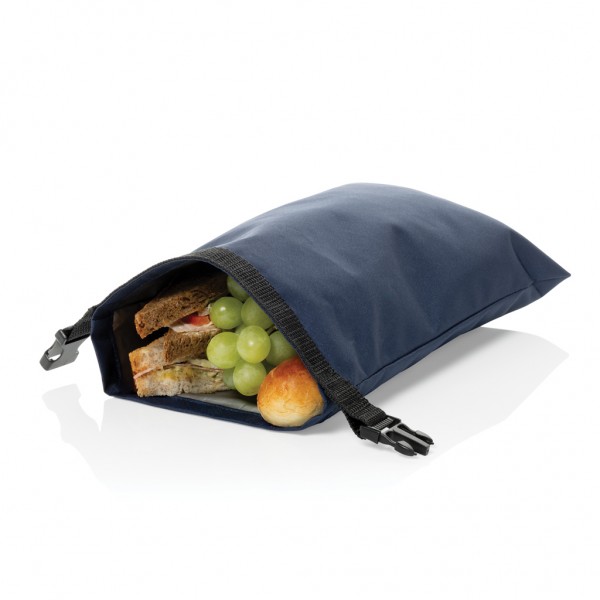 Snackstrap faltbarer Lunchbag aus AWARE™ rPET 30 x 20cm, navy blau
