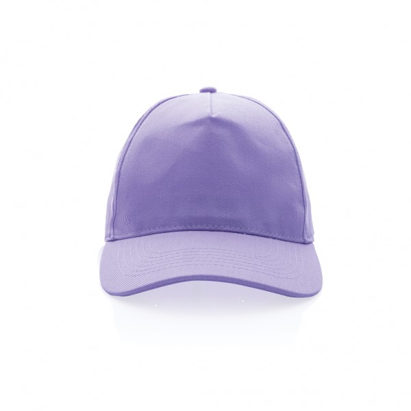 Impact 5 Panel Kappe aus 280gr rCotton mit AWARE™ Tracer, lavender