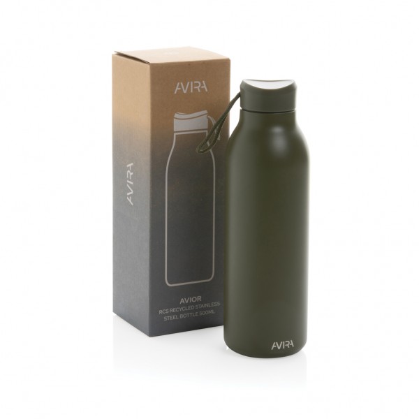 Avira Avior RCS recycelte Stainless-Steel Flasche 500ml, grün