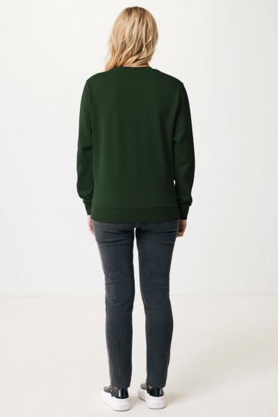 IQONIQ Etosha Lightweight Sweater aus recycelter Baumwolle, forest green XS