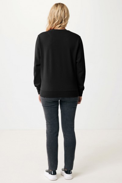 IQONIQ Etosha Lightweight Sweater aus recycelter Baumwolle, schwarz M