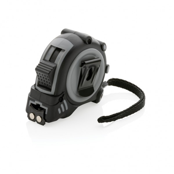 Grip 5m/19mm Maßband aus RCS recyceltem Kunststoff, grau