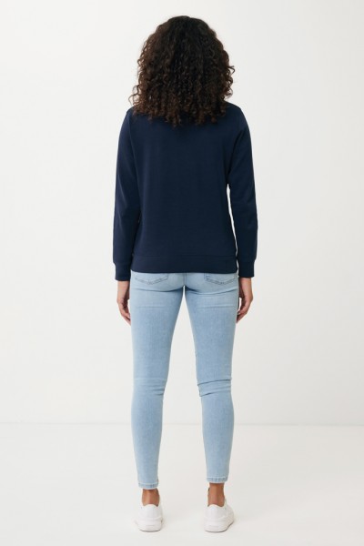 IQONIQ Etosha Lightweight Sweater aus recycelter Baumwolle, navy blau L