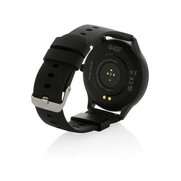 Swiss Peak Watch aus RCS recyceltem TPU, schwarz