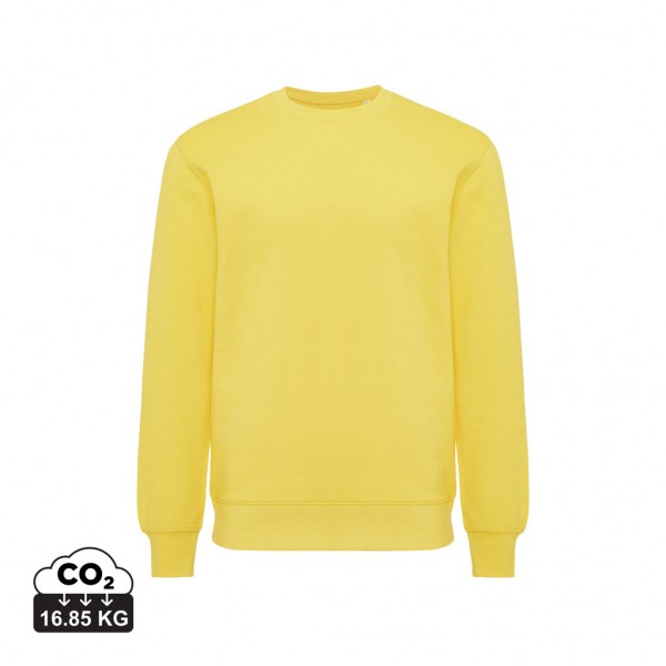 IQONIQ Etosha Lightweight Sweater aus recycelter Baumwolle, gelb S