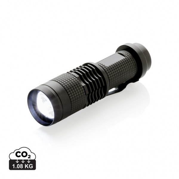 Kompakte 3W Cree Taschenlampe, schwarz