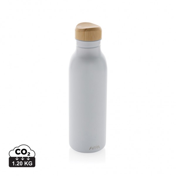 Avira Alcor 600ml Wasserflasche aus RCS rec. Stainless-Steel, weiß
