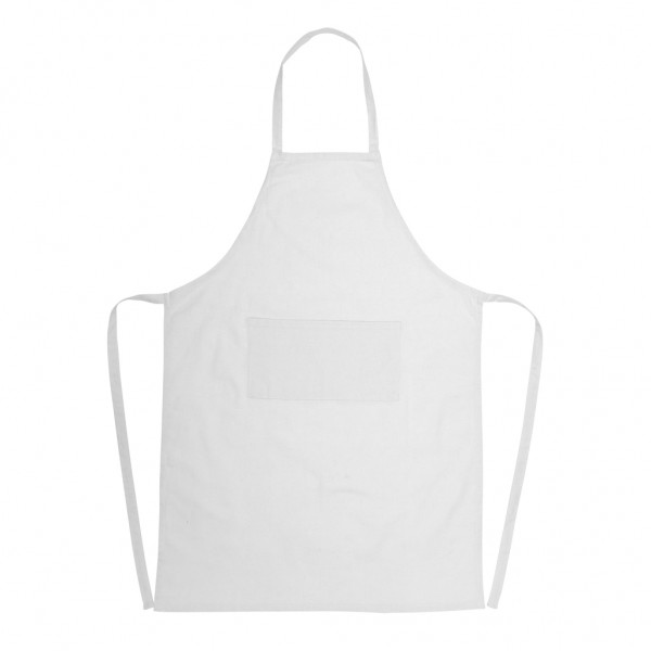 Impact AWARE™ recycelte Baumwollschürze 180gr, weiß