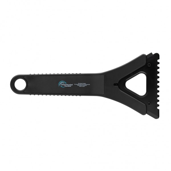 Polard 3-in-1-Eiskratzer aus RCS recyceltem Kunststoff, schwarz