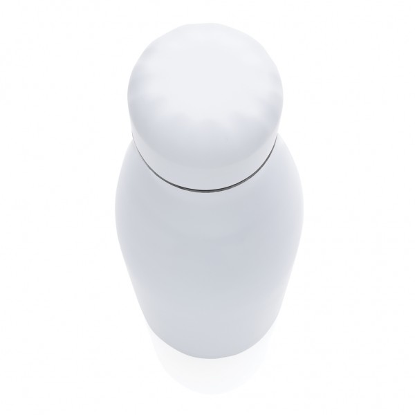 Einfarbige Vakuumisolierte Stainless Steel Flasche, weiß