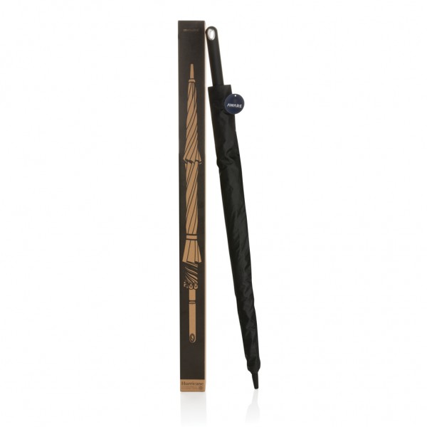 AWARE™ 27` Hurricane Sturmschirm, schwarz