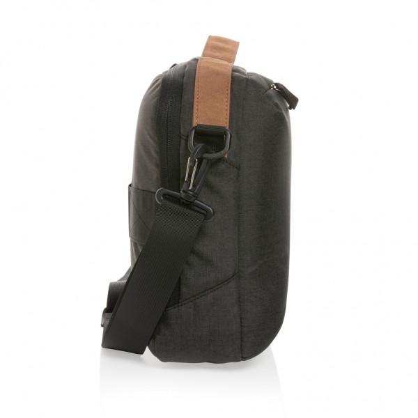 Impact AWARE™ 300D Two-Tone Deluxe 15.6` Laptop-Tasche, schwarz